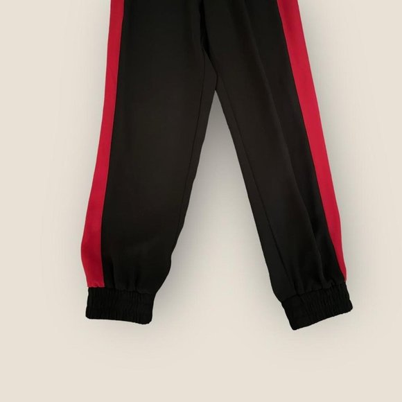 Black Trousers With Red Stripe - Picture 2 of 5